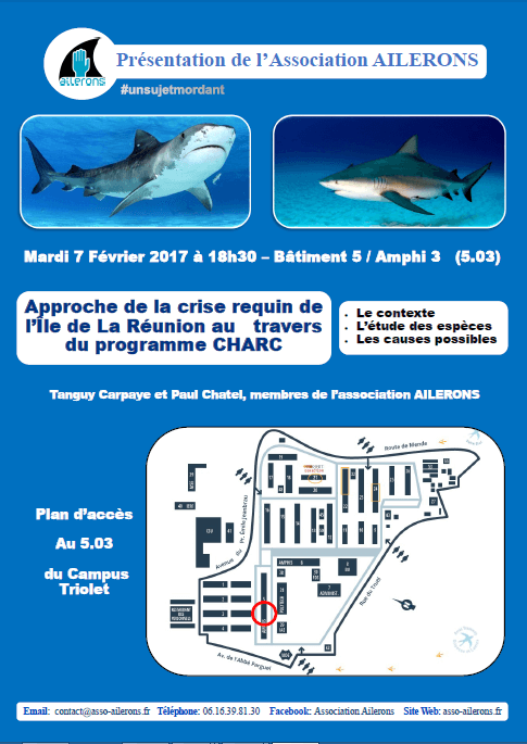 conférence ailerons réunion requin CHARC