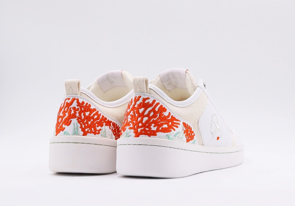 Sneaker La Piana d'Agapara, inspirée par les fonds marins corses et contribuant à la préservation du Diable de mer